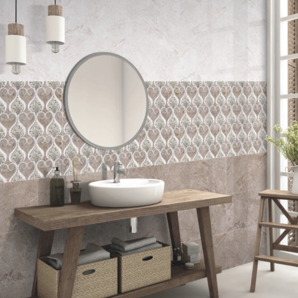 Bathroom tile trends UK 2025 – modern porcelain wall and floor tiles