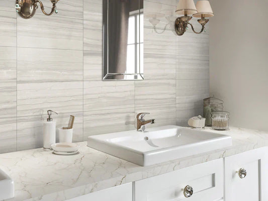 Small bathroom tiles in 300x600mm size for modern bathroom walls