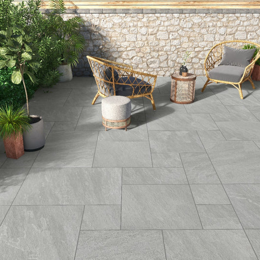 Porcelain outdoor tiles UK for patios and gardens