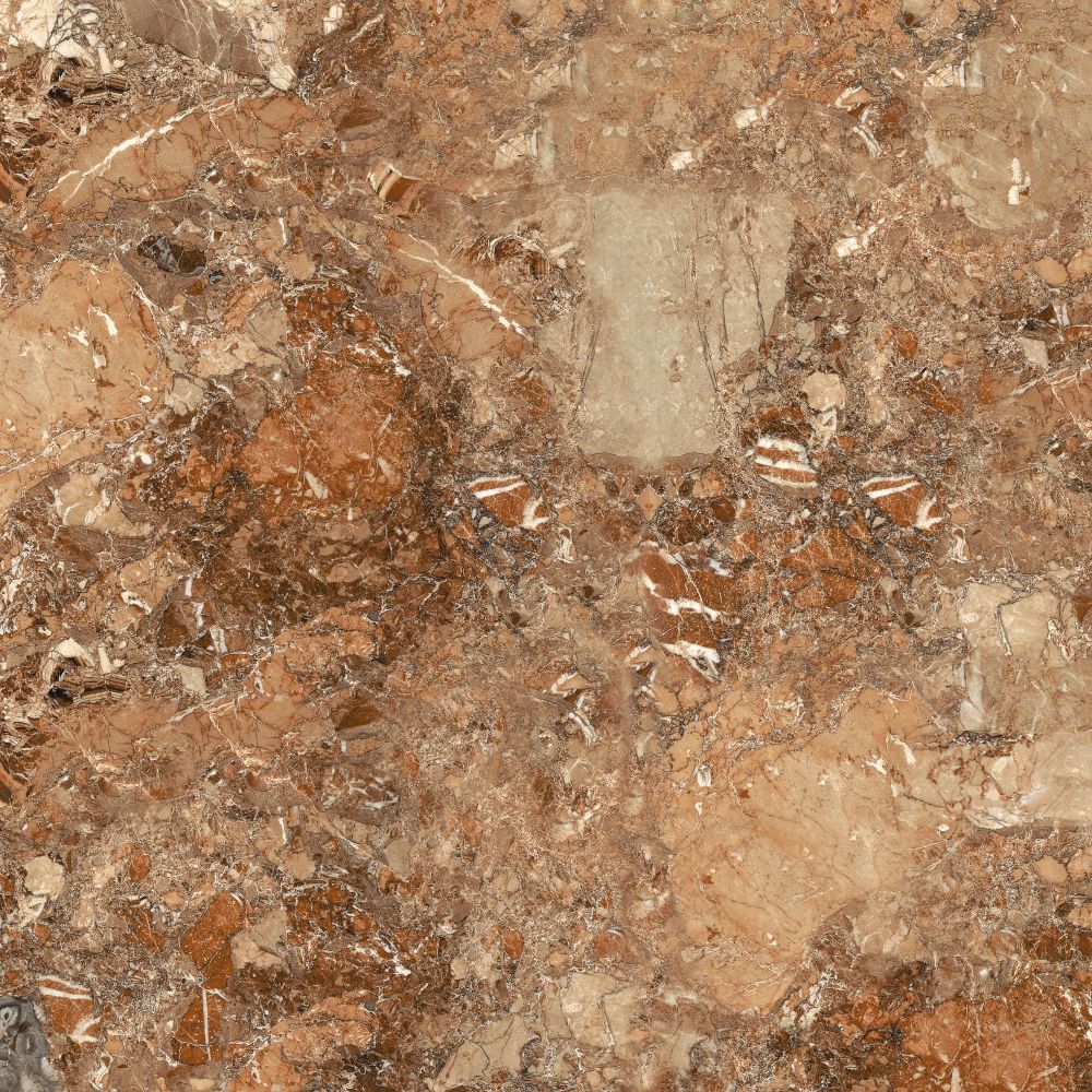 Close-up of Arty Glossy Wall Tile 600x600mm showing glossy finish