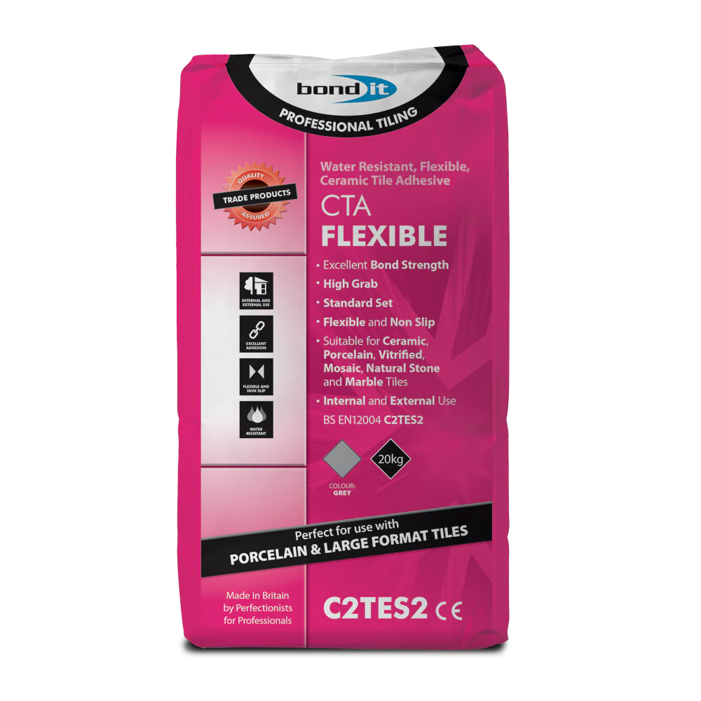 CTA FLEXIBLE - Flexible Ceramic Tile Grey Adhesive 20kg
