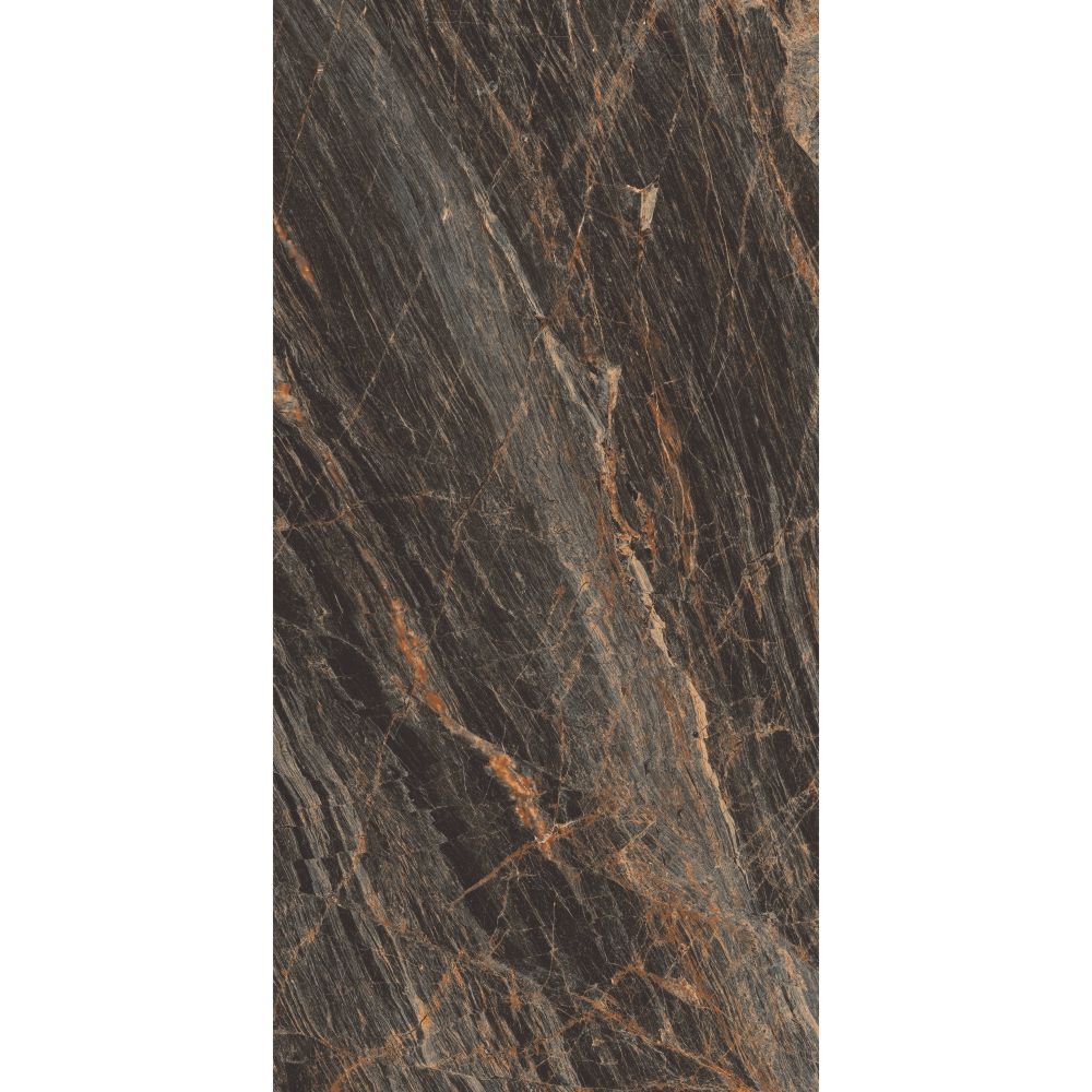 Marble-like texture with brown and gray veins on a white background