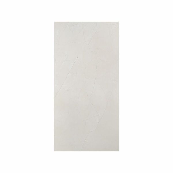 Rectangular white rug with subtle texture on a white background