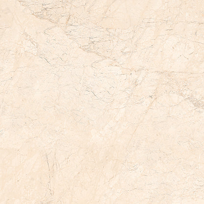 Magnificent Marfil Glossy Wall Tile 600x600mm installed on modern bathroom wall