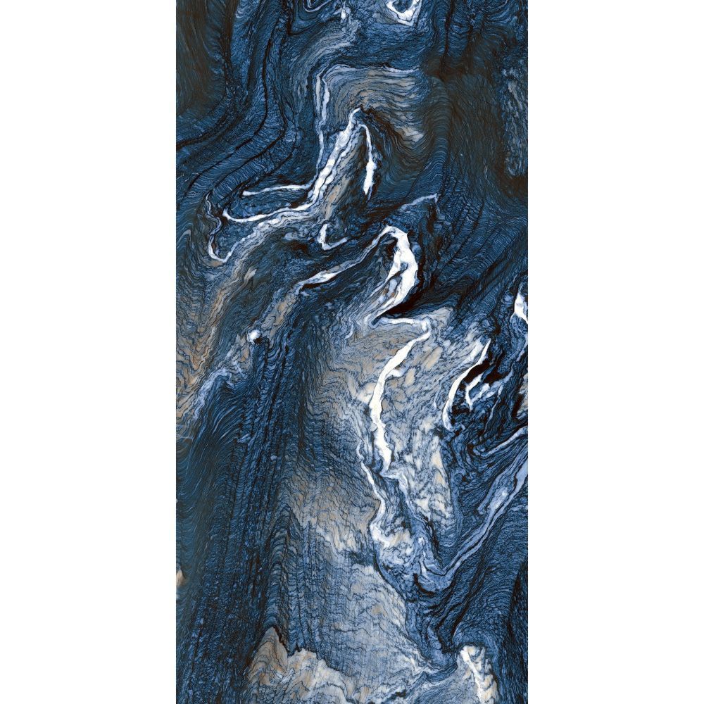 Marbled blue and gray pattern on a white background