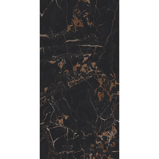 Marble-like pattern with black and brown colors on a white background