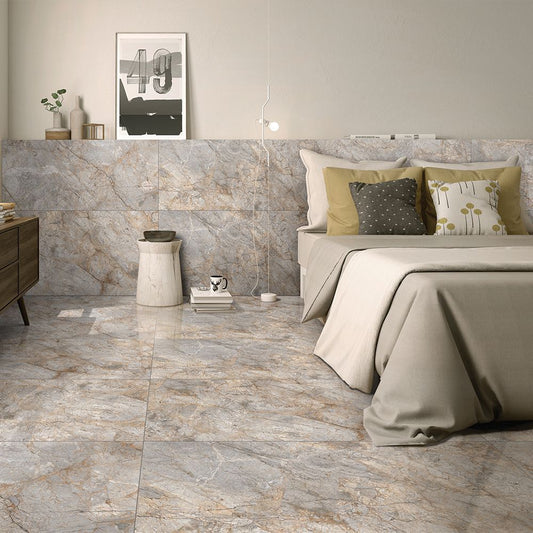 River SX Grainy Surface with Gloster Effect 600x1200mm Wall and Floor Tile
