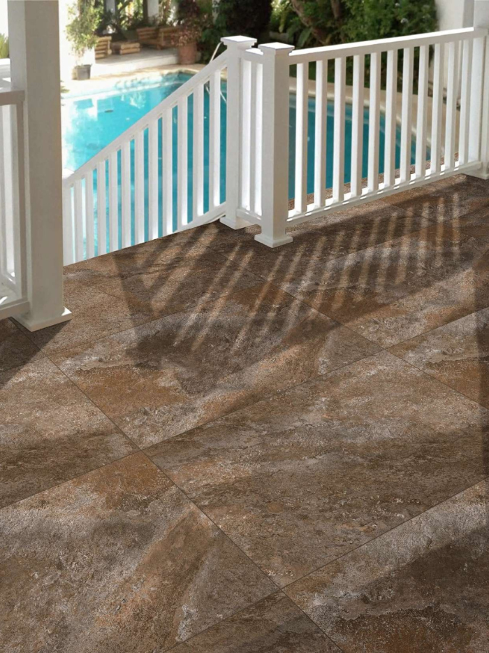 Rough Bruno outdoor porcelain tile 600x900x20mm