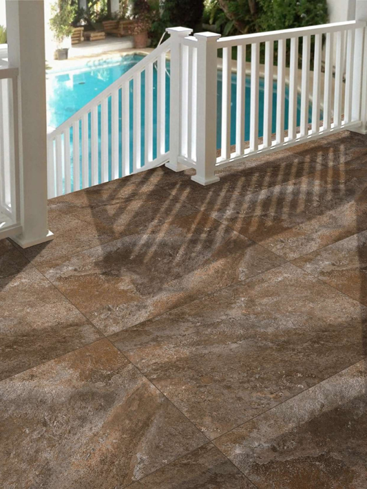 Rough Bruno outdoor porcelain tile 600x900x20mm