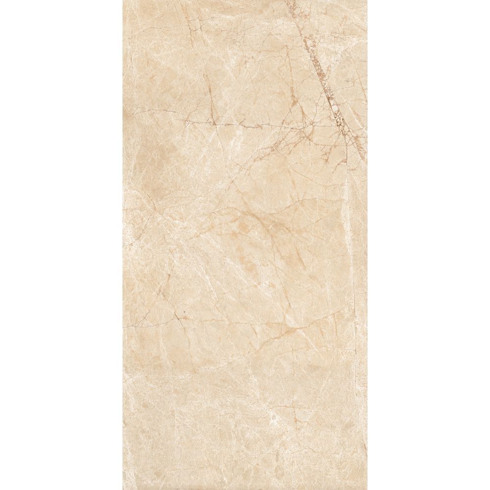 Elenta Gold Glossy Wall Tile 600mm x 1200mm enhancing contemporary kitchen walls