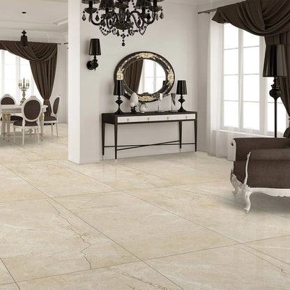 Elenta Gold Glossy Wall Tile 600mm x 1200mm with luxurious reflective finish