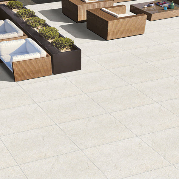 Sifon Dove Matt 600x600mm tile shown as a square, light dove-grey matte porcelain surface suitable for both wall and floor use, with a smooth, subtle texture and a neutral contemporary finish.