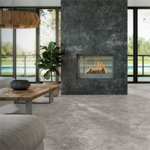 Lorenzo Grey Matt Floor / Wall Tile (600x1200mm)
