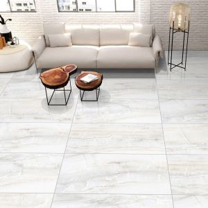 Arden Onyx Olive Glossy Tile Floor / Wall Tile (600x1200mm)