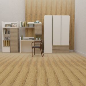 Knoty Oak Golden Wood Effect GVT Floor Tile (200X1200mm)