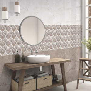 Leaf Beige DK Ceramic Wall Tile (300x450mm)
