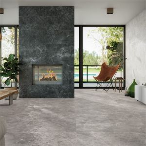 Lorenzo Anthracite Matt Floor / Wall Tile (370x750mm)