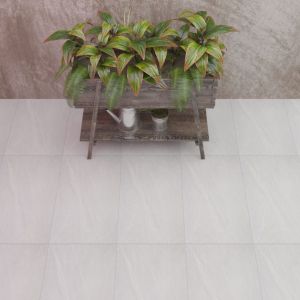 Lorenzo White Matt Floor Tile (600x900x20mm)