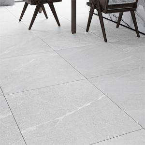 Lorenzo White Matt Floor / Wall Tile (600x600mm)