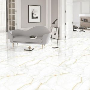 Majestic Onyx Glossy GVT Wall & Floor Tile (600x600mm)