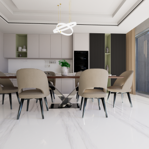 Rezy Statuario Glossy Kitchen Tile (300x600mm)