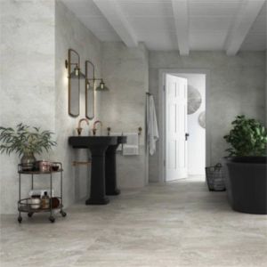 Roma White Matt  Floor / Wall Tile (370x750mm)