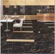 Black Potro Hi Gloss GVT Wall & Floor Tile (600x1200mm)